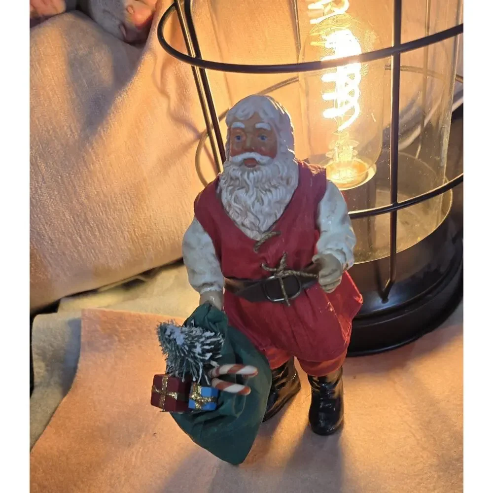 Possible Dreams Clothique Santa 1994 w/ Toy Bag & Tree Vintage Christmas Figure
